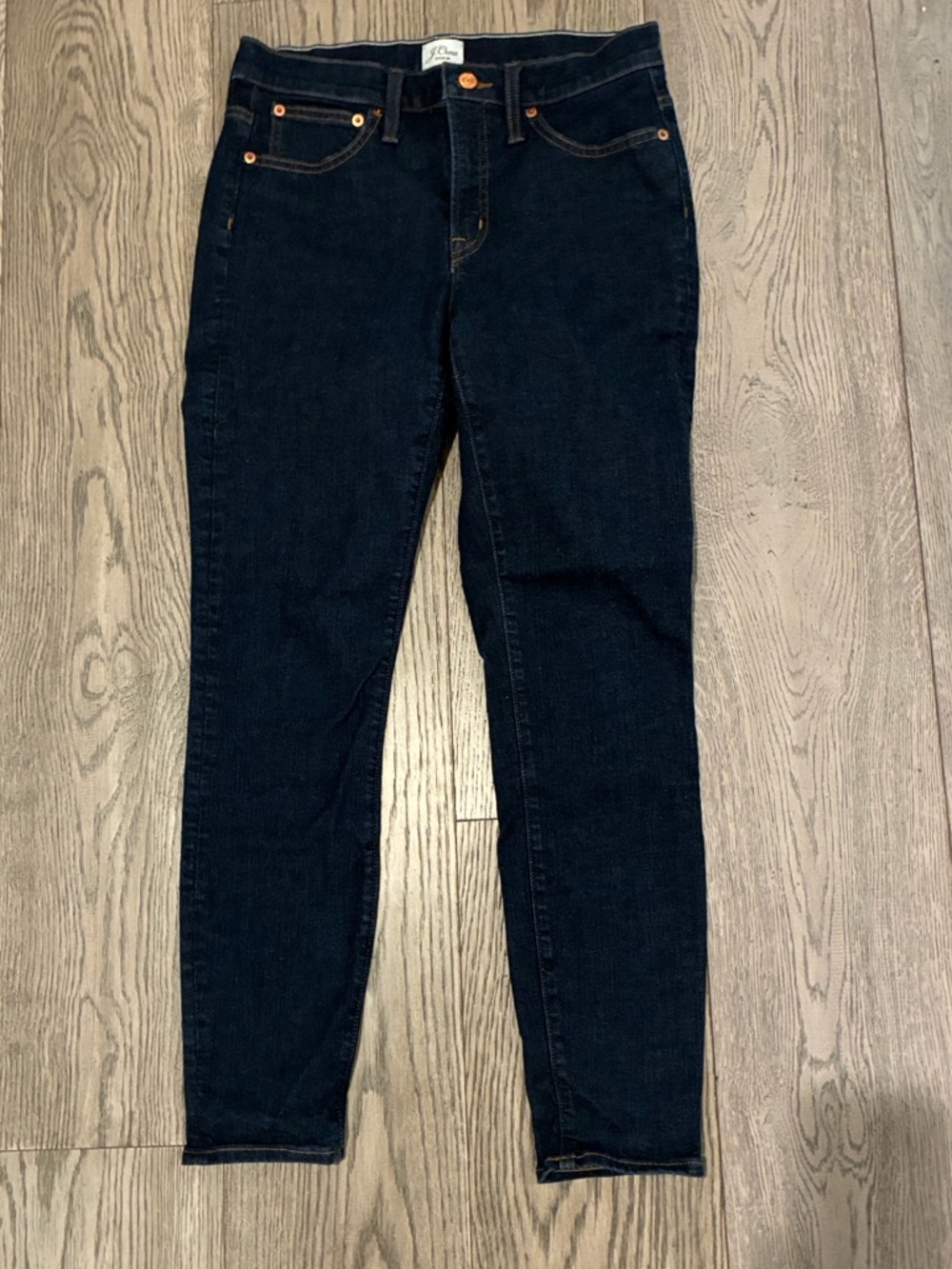 J. Crew Dark Indigo Skinny Jeans